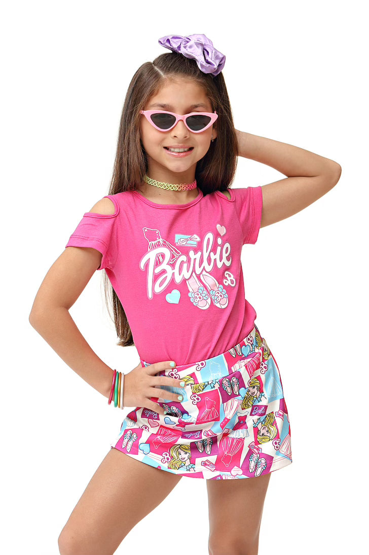 Barbie Skort Set- Pink