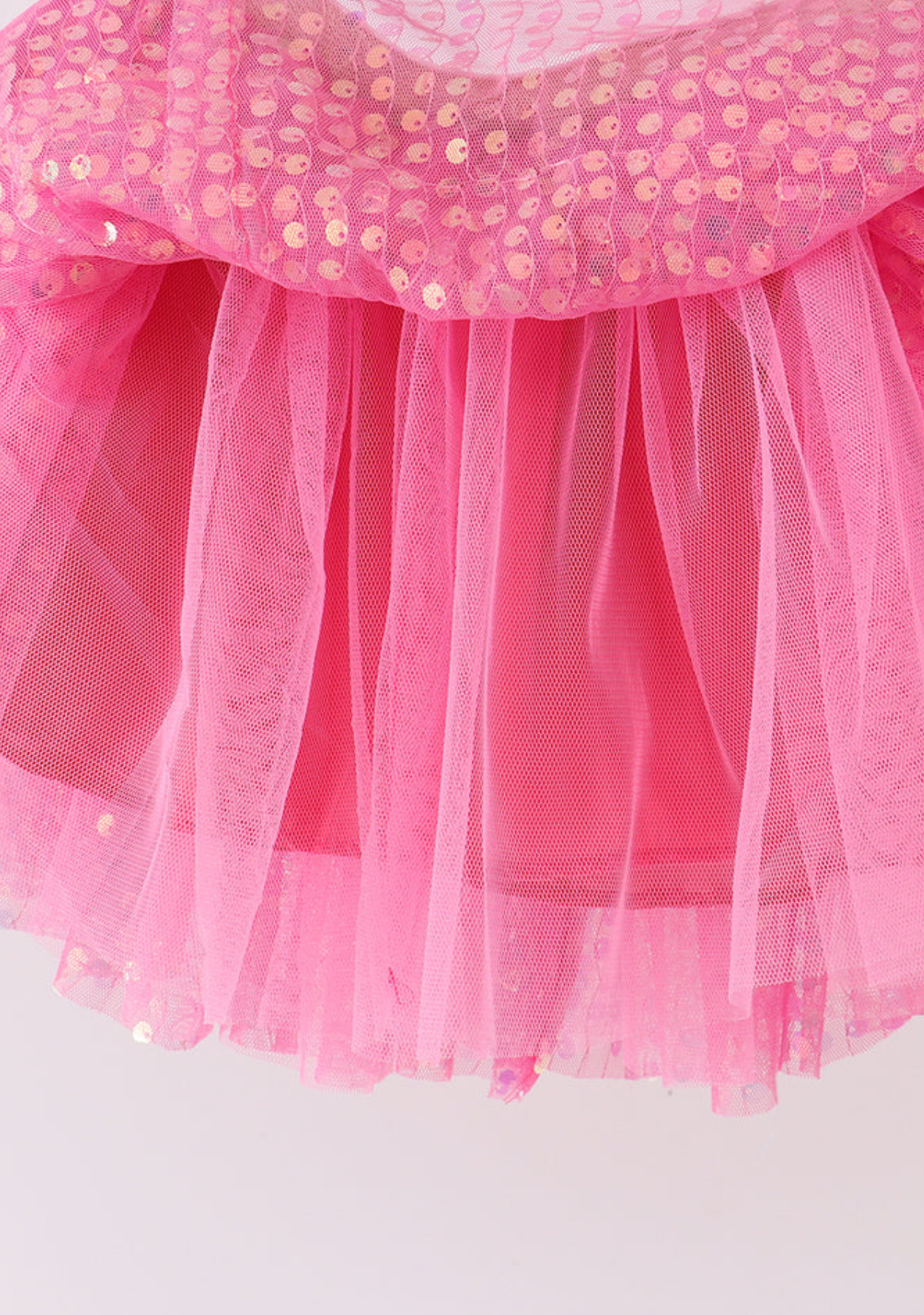 Magenta Sequin Tulle Tutu