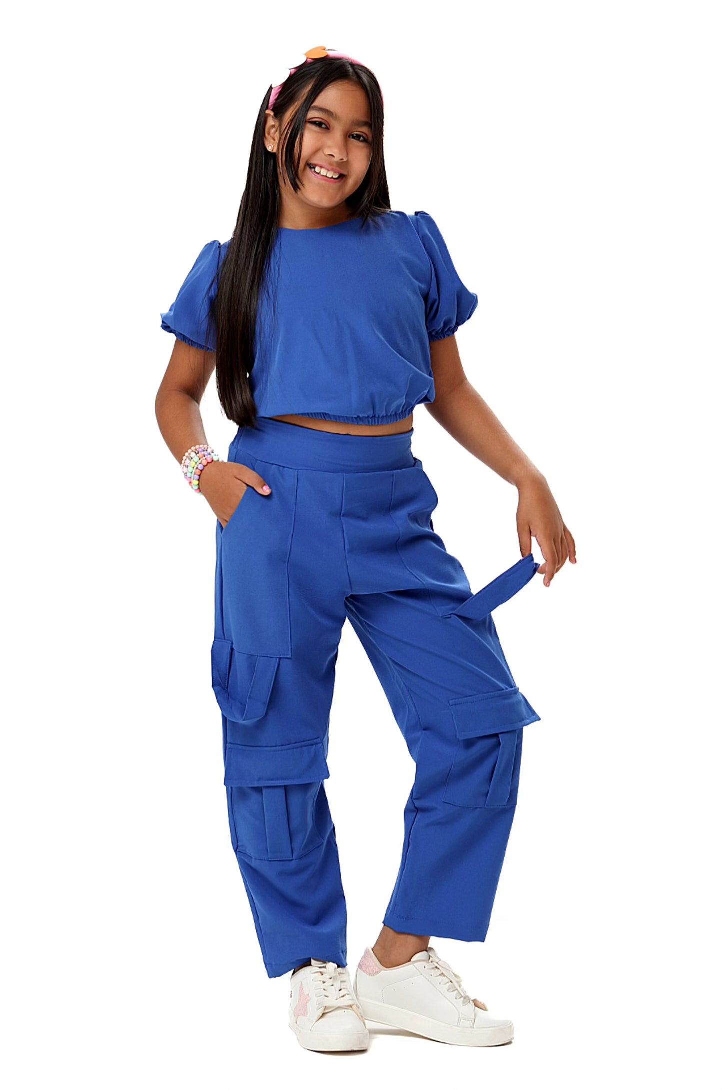 Royal Blue Cargo Set Size 4