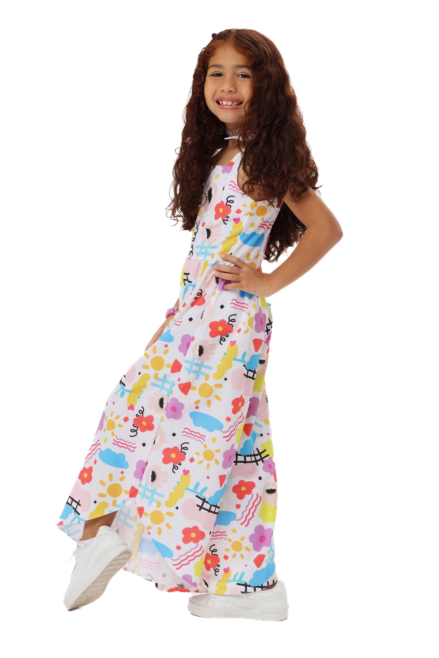 Cute Print Jumpsuit Palazo