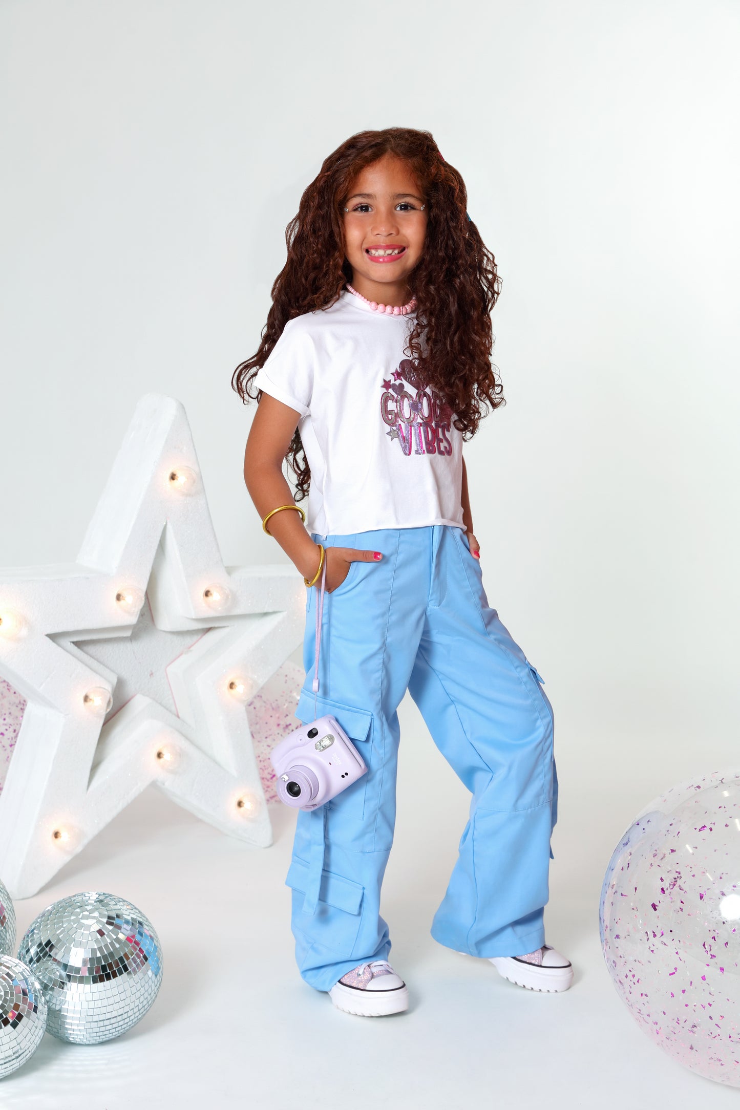 Blue Cargo Pants Size16