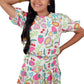 Strawberries Skort Set