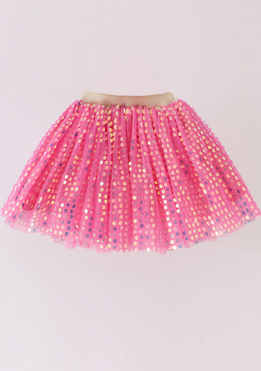 Magenta Sequin Tulle Tutu