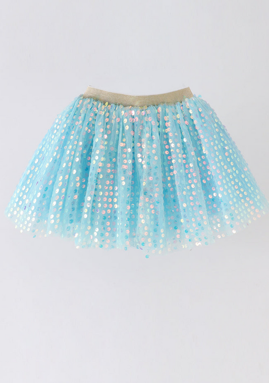 Turquesa Sequin Tulle Skirt