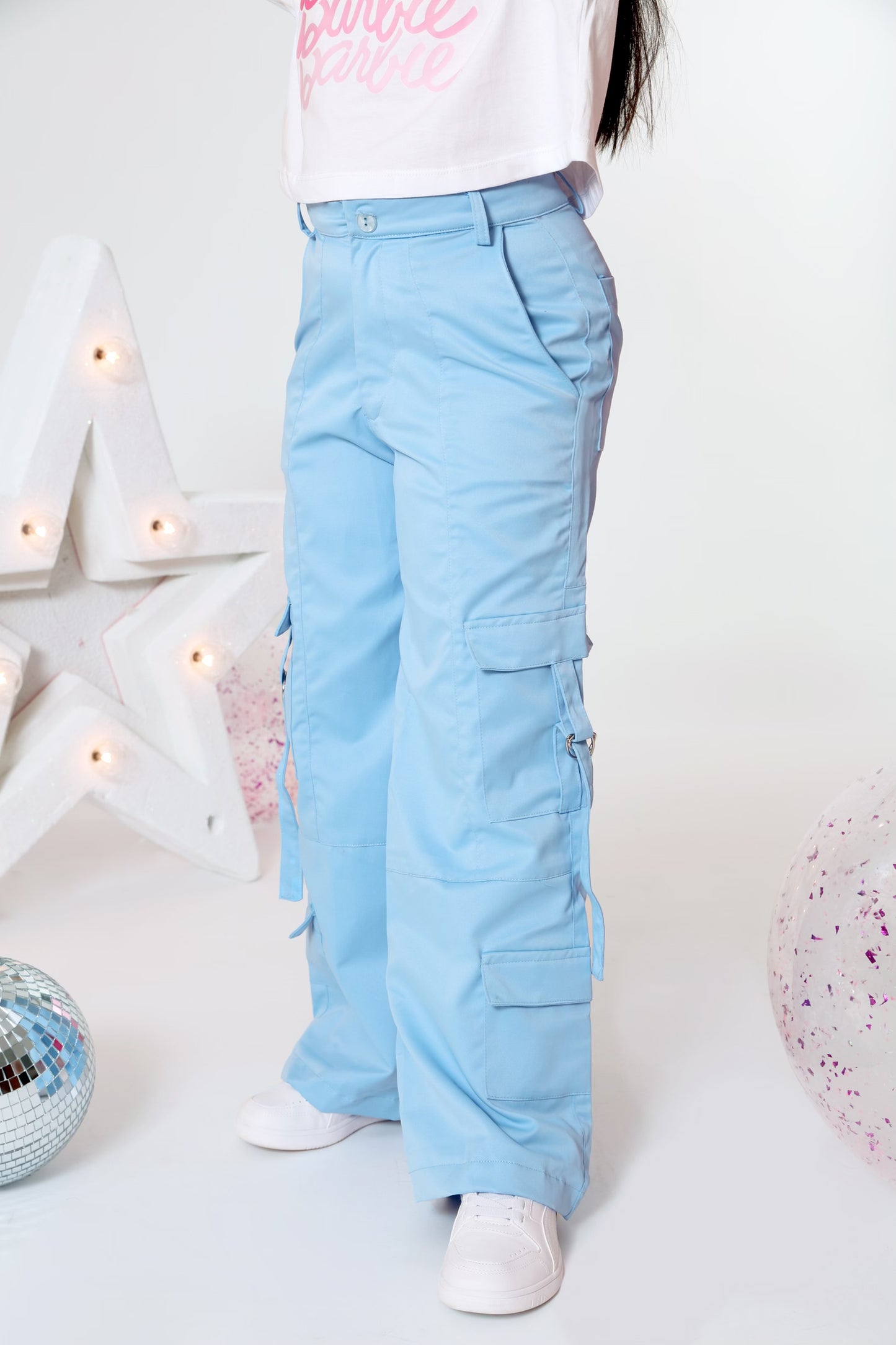 Blue Cargo Pants