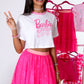 Barbie Barbie Crop Top