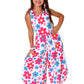 Pinky & Blue Flowers Jumpsuit