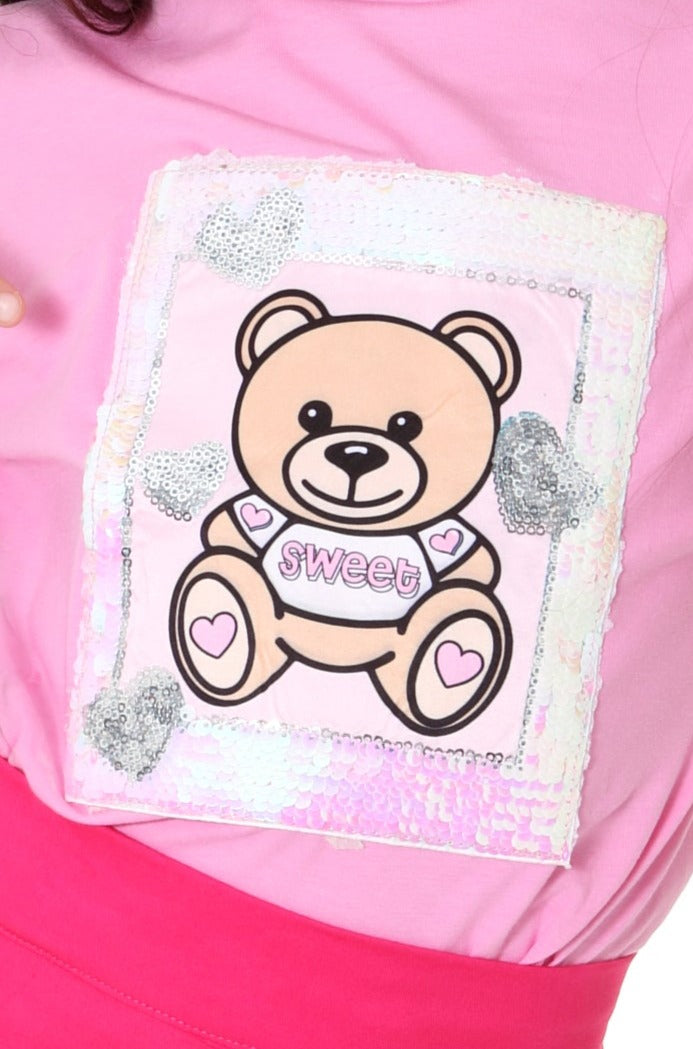 Bear Pink Tshirt