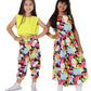 Flowers Jumpsuit Palazo Size 4
