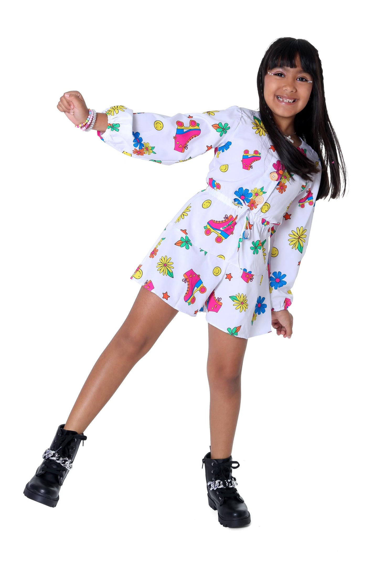 Happy Skate Romper