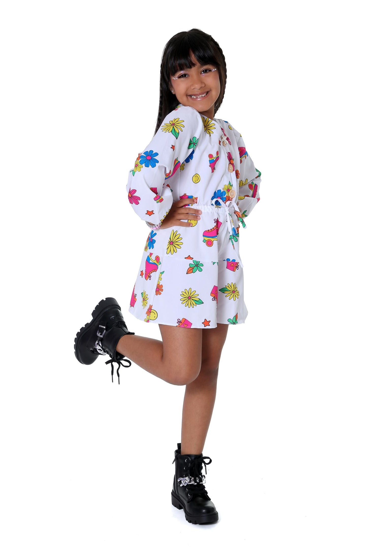 Happy Skate Romper