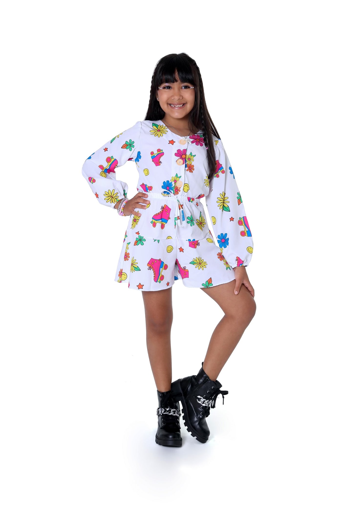 Happy Skate Romper