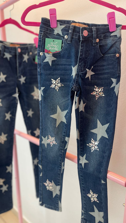 Stars SkinnyJeans Size 3-4